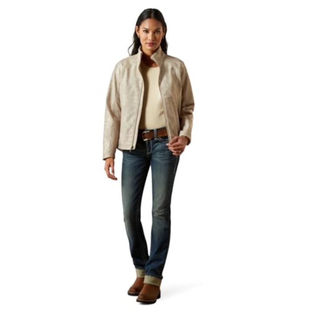 Softshell Jacket Wind Resistant Stretch Nylon Cla… - image 4